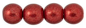 Round Beads 8mm : ColorTrends: Saturated Metallic Cranberry