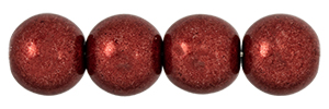 Round Beads 8mm : ColorTrends: Saturated Metallic Merlot