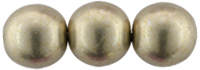 Round Beads 8mm : ColorTrends: Sueded Gold Cloud Dream