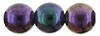 Round Beads 8mm : Iris - Purple