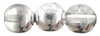 Round Beads 8mm : Silver - 1/2