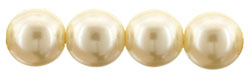 Pearl Coat - Round 8mm : Pearl - Vanilla