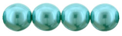 Pearl Coat - Round 8mm : Pearl - Aqua