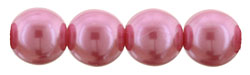 Pearl Coat - Round 8mm : Pearl - Dragon Fruit