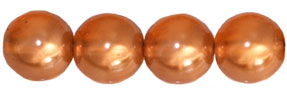 Round 8mm : Pearl Lights - Peach