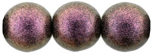 Round Beads 8mm : Polychrome - Pink Olive