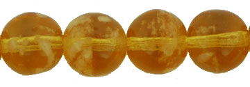 Round Beads 8mm : Glow in the Dark - Topaz