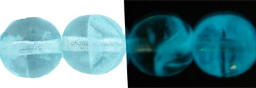 Round Beads 8mm : Glow in the Dark - Alexandrite