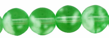Round Beads 8mm : Glow in the Dark - Peridot