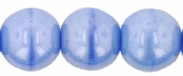 Round Beads 8mm : Luster - Opaque Lt Blue