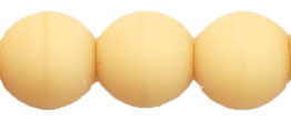 Round Beads 8mm : Matte - Opaque Beige
