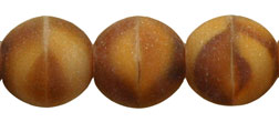 Round Beads 8mm : Matte - Brown Maple