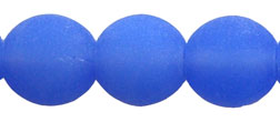 Round Beads 8mm : Matte - Sapphire