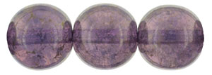 Round Beads 8mm : Milky Pink - Moon Dust