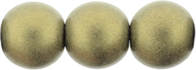 Round Beads 8mm : Sueded Gold Tanzanite