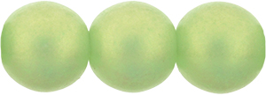 Round Beads 8mm : Sueded Gold Peridot