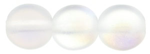 Round Beads 8mm : Matte - Crystal AB
