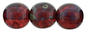 Round Beads 8mm : Ruby - Picasso