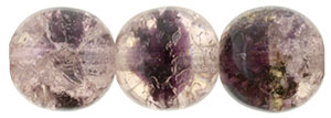 Round Crackle Beads 8mm : Rosaline/Amethyst