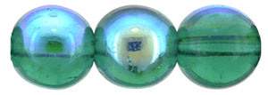 Round Beads 8mm : Emerald AB