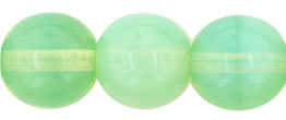 Round Beads 10mm : Milky Peridot