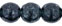 Round Crackle Beads 10mm: Montana Blue