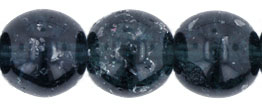 Round Crackle Beads 10mm: Montana Blue