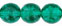 Round Crackle Beads 10mm: Emerald