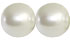 Pearl Coat - Round 18mm : Pearl - Snow