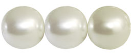Pearl Coat - Round 18mm : Pearl - Snow