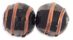 Bronze Wire Round with Color Core 10mm : Jet