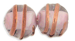 Bronze Wire Round with Color Core 10mm : Pink