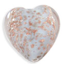Aventurine Hearts 14mm : Lt Sapphire