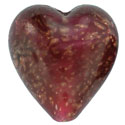 Aventurine Hearts 14mm : Fuchsia