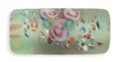 Matte Flower Tubes 14/6mm : Matte - Peridot