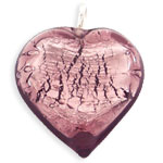Hearts 20/16mm : Amethyst