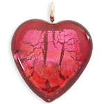 Hearts 20/16mm : Fuchsia