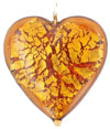 Hearts 26mm : Dk Topaz