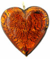 Hearts 26mm : Dk Topaz