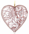 Hearts 26mm : Lt Amethyst