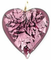 Hearts 26mm: Amethyst