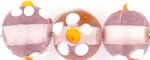 Raised Daisy Flower 6mm : Lt Amethyst