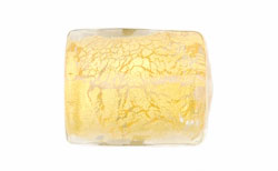 Gold Foil Cylinder 20/15mm : Crystal