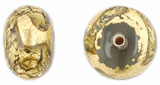 Gold Foil Donut 9/12mm : Black Diamond