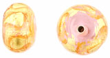 Gold Foil Donut 9/12mm : Rosaline