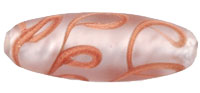 Aventurine Ribbon Tubes 25/10mm : Matte - Lt Amethyst