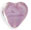 Satin Hearts 18mm : Lt Amethyst