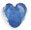 Satin Hearts 18mm: Cobalt