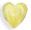 Satin Hearts 18mm: Jonquil