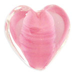 Satin Hearts 18mm: Siam Ruby